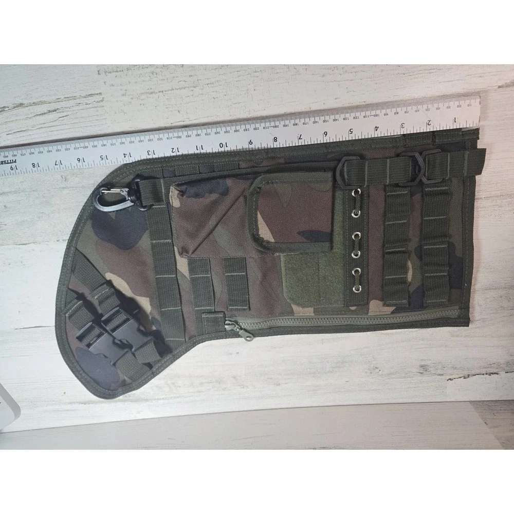 Tactical Christmas Stocking Woodland Camo MOLLE Military Style Utility‎ Bag